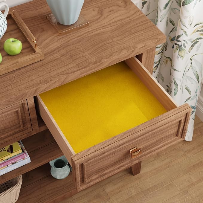 CRE8TIVE Mustard Yellow Velvet Drawer Liner Felt Velvet Flocking Liner - Image 2