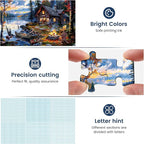 Puzzles for Adults 500 Pieces Coutryside Jigsaw Puzzle for Adults Autumn - Image 4
