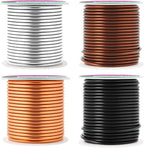 Mandala Crafts 13 Gauge Neutral Anodized Aluminum Craft Wire, 240 FT | Colored - Image 2