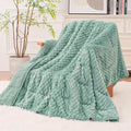 Super Fuzzy Soft Fleece Sherpa Weighted Blanket 20 lbs by EazfyPro