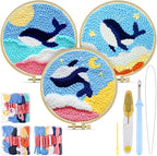 TINDTOP Punch Needle Kits, Punch Needle Embroidery Kits by TINDTOP