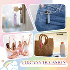 Wavyknot 100 Pcs PU Leather Keychain Blanks Bulk Laser Engraving Blanks - Image 5