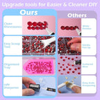32000 Pcs Resin Jelly Rhinestones Kit, All-in-One Bedazzling Kit - Image 3