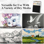 Sketch Book 8.5" x 11", 100 Sheets Hardcover Sketchbook, 68 lb /100 GSM Drawing - Image 5