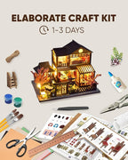 DIY Miniature House Kit, Mini House Kit - Image 2