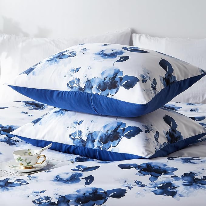 Cupocupa Duvet Cover Full Size Set Boho Floral Pattern Full Duvet Cover Set - Image 7