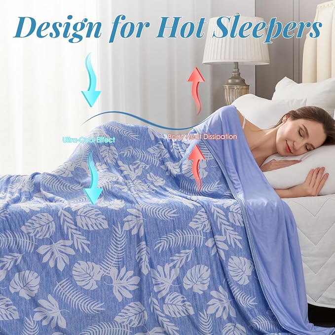 OIGAE Cooling Blanket for Hot Sleepers - Image 4