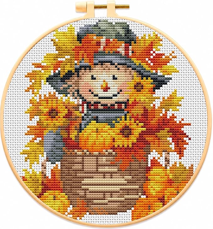 VIGEGU Scarecrow Cross Stitch Kits by VIGEGU