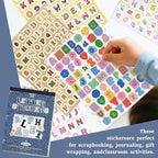 Letter Stickers Book, 40 Sheets - Image 6