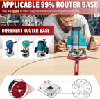 Router Circle Cutting Jig for Full-Size & Mid-Size Routers – 4 in 1 Adjustable - Image 2