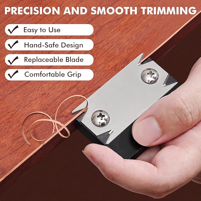 NECAMOCU Edge Banding Trimmer, Upgraded Mini Edge Band Trimmer & Cutter | - Image 2