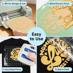 TECKWRAP Heat Transfer Vinyl for T-Shirts, 50+ Washes, REACH Certified & Dryer - Image 8