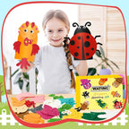 WATINC 12Pcs Hand Puppet Making Kit, Art Craft Felt Sock Puppet Toys, Creative - Image 5