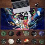 Funny Space Mouse Pad Desk Mat Astronaut Alien Large Gaming Mouse Pads Anime - Image 2