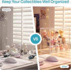 Vtopmart 1 Pack Acrylic Display Case, Stackable Figure Display Case - Image 5