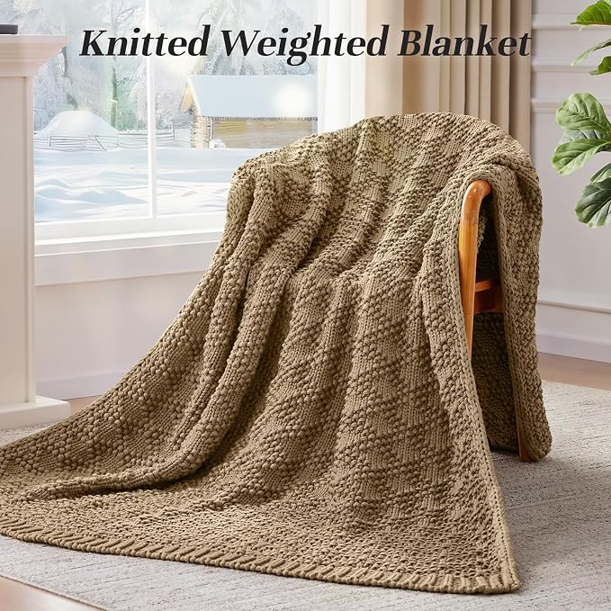 Anysay Knitted Weighted Blanket - Image 2