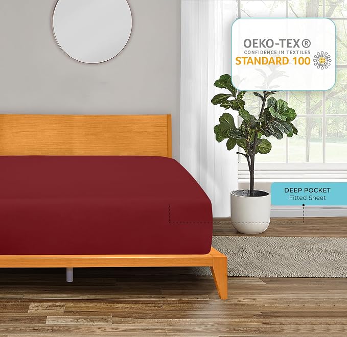 Royale Linens Fitted Sheet Twin - Image 7