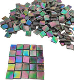 1.1 LB Ice Jade Mosaic Tiles, 0.59“ Square Glass Mosaic Pieces - Image 8