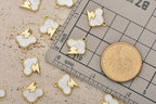 Pack of 20 Shell Charms Gold Plated Pendants Color Retention Pendants - Image 3