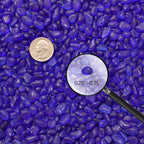 Keedolla 0.9 Lb Cobalt Blue Frosted Sea Glass Stones Fish Tank Rocks Gravel - Image 4