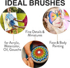 Professional Artist Paint Brush Set of 12 - Image 4