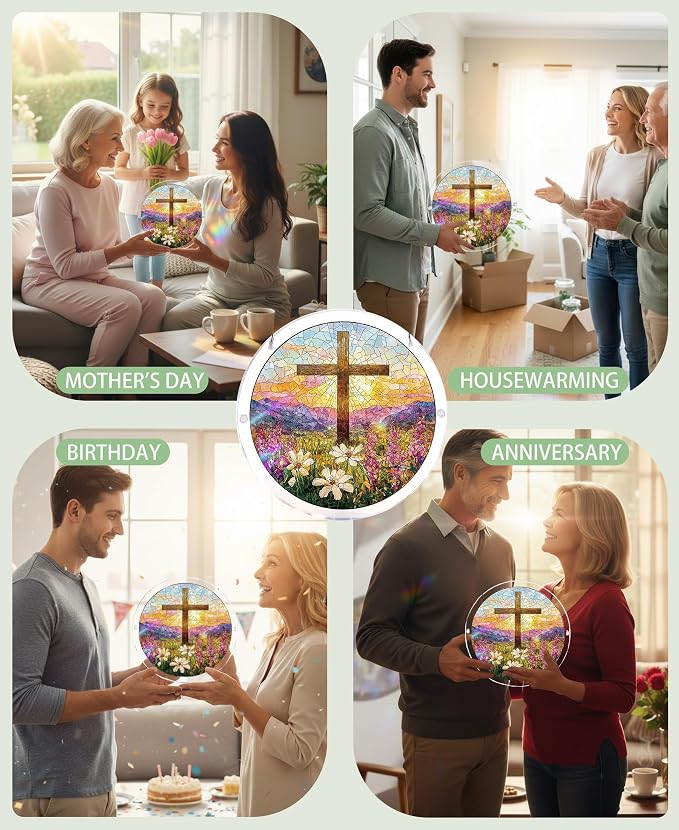 Acrylic Puzzle Suncatcher for Window Hanging, DIY Jigsaw Puzzles for Adults - Image 4