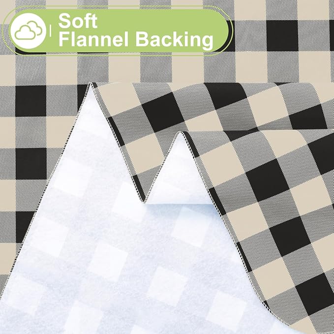 Smiry Rectangle Table Cloth, Waterproof Vinyl Tablecloths - Image 4