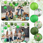 Panelee 12 Pcs Summer Cactus Party Decorations Mexican Themed Succulent Plant - Image 6