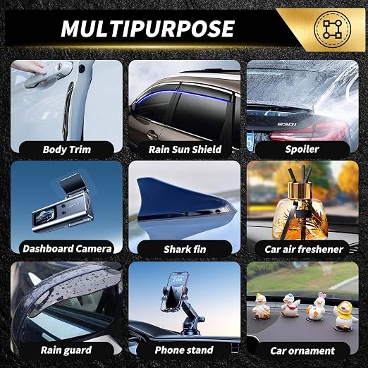 Heavy Duty Double Sided Tape for Automotive, No Residue, High Temperature - Image 7