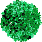 Mandala Crafts 6mm Flat Round Dark Green Sequins - Image 2