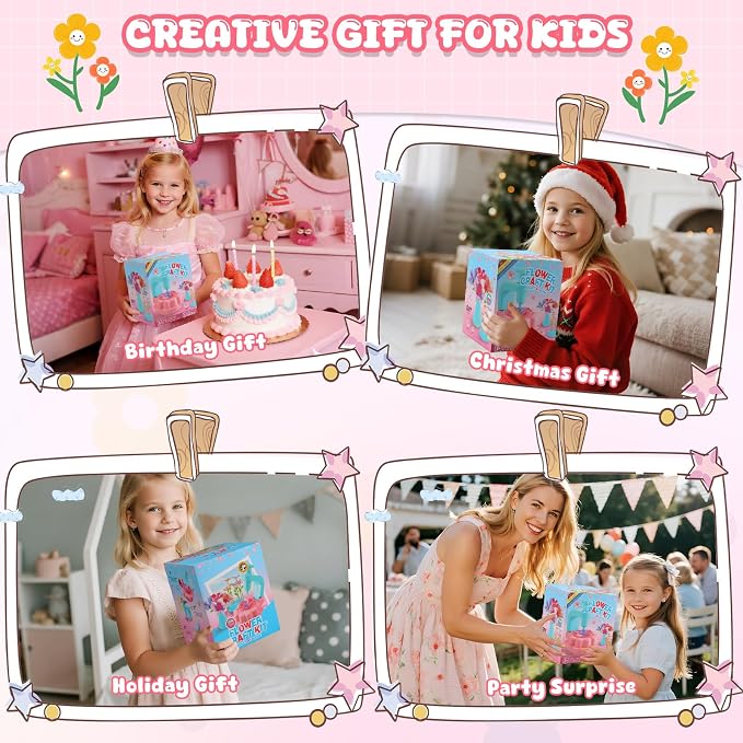 DIY Flower Bouquets Toys for Girls, Arts & Crafts Birthday Gift for Kids Ages - Image 7