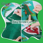 HaoFeiJH 12 Rolls 8"x20" 1.6mm Thick Soft Felt Fabric Sheets – 12 Assorted - Image 4