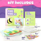 jackinthebox Poke Poke Art – Bugs Theme, Mess-Free Fabric Art and Craft - Image 3