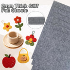 Luomorgo 8 Pcs Stiff Felt, 8 x 12 Inch, 2mm Thick, - Image 2