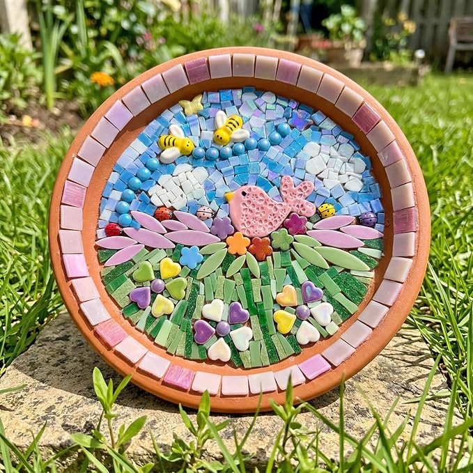 Artspac Mosaic Tiles for Crafts Bulk, 200g Glass Mosaic Pieces - Image 3