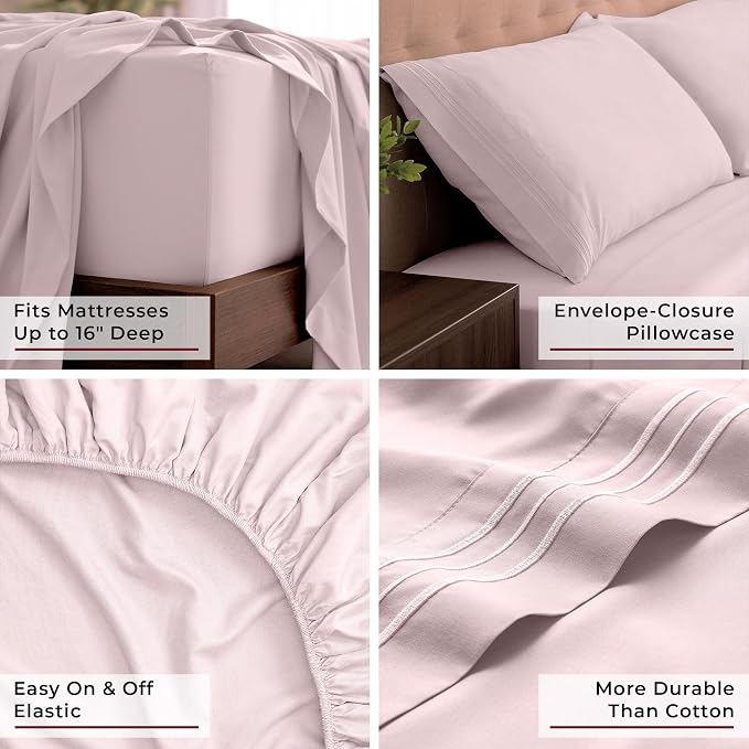 Mellanni California King Sheets Set - Image 5