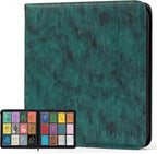 Card Binder 12 Pocket, Premium 720 Double Sided Pocket Collection Binder by Hijvxk