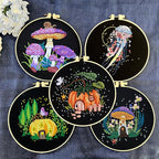 FONNUY Crewel Embroidery Kit for Beginners, Pre-Stamped Pattern Kits for Adults - Image 6