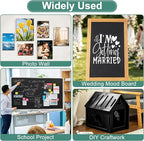 MYFAMIREA 12 Pack Black Foam Board 24" x 36", 3/16" Thick Board Poster - Image 5