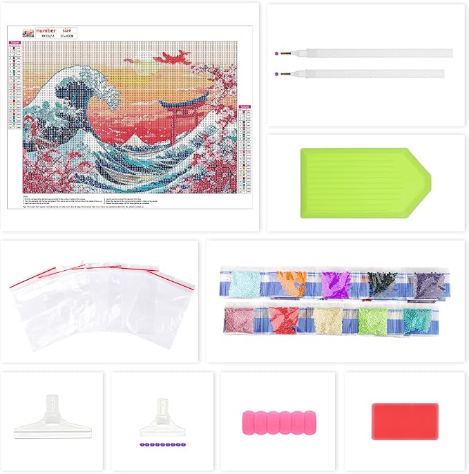 Lxmsja Cherry Blossom Diamond Art Kits - Image 5