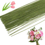CCINEE 18 Gauge Dark Green Floral Wire, 14 inch by CCINEE