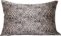 MANSPHIL Leopard Brown Print 100% Silk Pillowcase King Size, Hidden Zipper by MANSPHIL