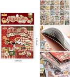 Girl's Japanese Retro Sticker Book, Food and Daily Life Theme - Image 7