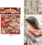 Girl's Japanese Retro Sticker Book, Animal and Plant Theme - Image 7