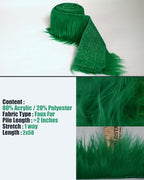 Faux Fake Fur Long Pile Luxury Shaggy/Craft, Decorations / 60" Wide/Sold by The - Image 2
