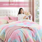 Smoofy Fluffy Queen Size Comforter Set 3 Pieces - Image 6