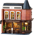 DIY Miniature House Kit, CUTEROOM Wooden Dollhouse Kit Mini House Making Kit by CUTEROOM