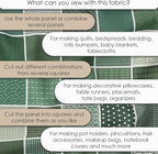 Cotton Satin Patchwork Fabric Panel – 35 Designs, 20×20 cm Squares, Single - Image 6