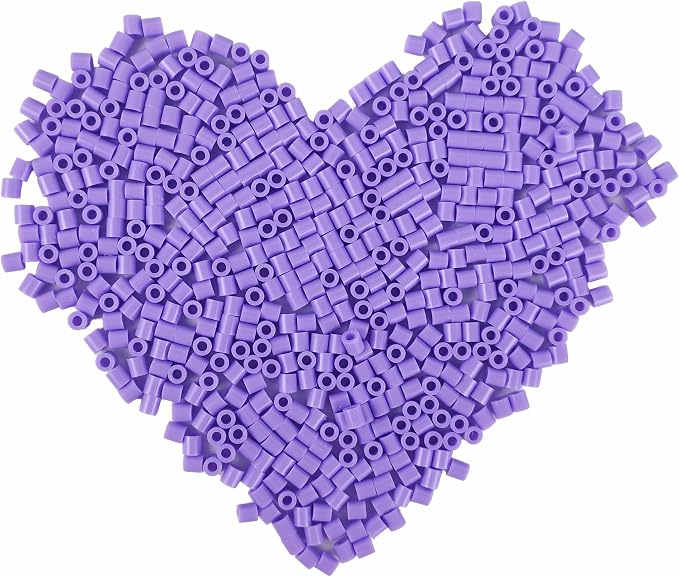 1000 Pcs 5mm Light Purple Melting Fuse Beads by Yowamho