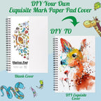 135lb/200gsm Marker Paper Pad, 5.5×8.5in Double Sided Bleedproof Marker - Image 3